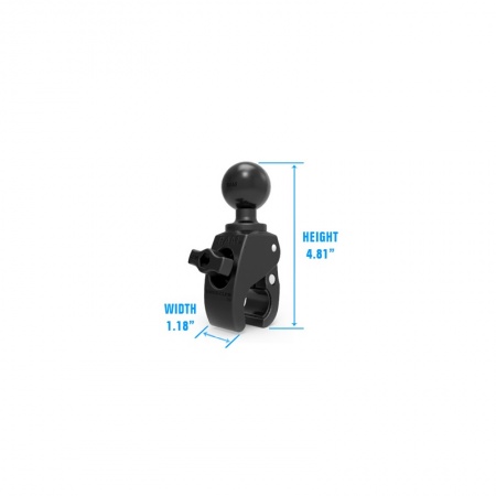 RAM MOUNT Small Tough-Claw with 1.5 Rubber Ball