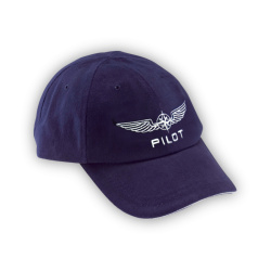 Pilot Cap Blau Baumwolle
