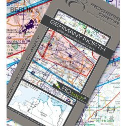 Carte VFR Allemagne du Nord Rogers Data