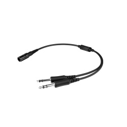 Adaptateur Bose A20 (Lemo 6 broches) vers PJ double fiche