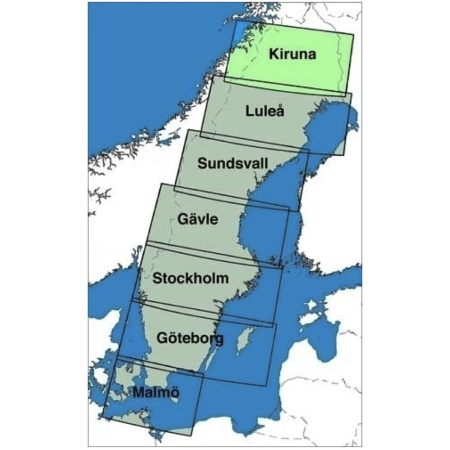 Schweden Kiruna ICAO Karte VFR