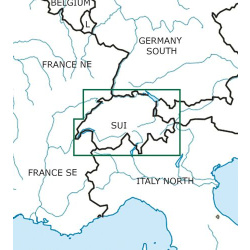 Schweiz VFR Karte Rogers Data