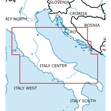 Italien Center VFR Karte Rogers Data