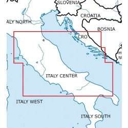 Italy Center VFR Chart Rogers Data