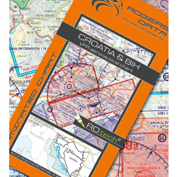 Croatia & Bosnia VFR Chart Rogers Data
