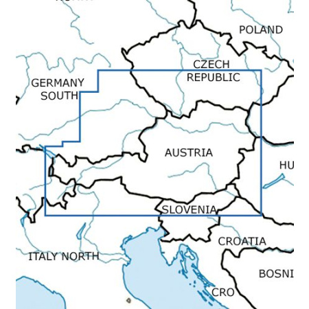Österreich VFR Karte Rogers Data