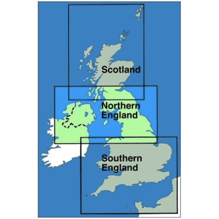 United Kingdom: Northern England and Northern Ireland ICAO Chart VFR