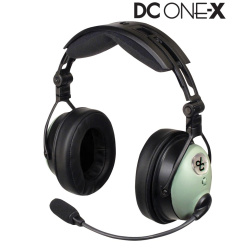 David Clark ONE-X Headset - with Twin Plugs (GA) PJ/TWIN/GA