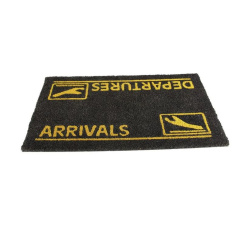 Arrivals and Departures Doormat