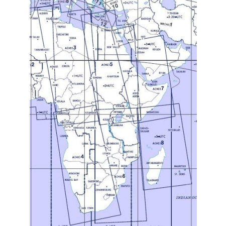 IFR-Streckenkarte Afrika - Oberer Luftraum - A(H) 7/8