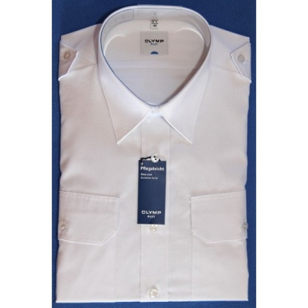Pilot Shirt white - short sleeve 42