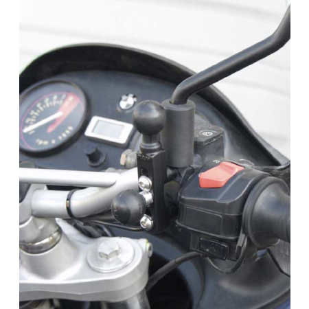 RAM Mount Motorrad Lenker / Bremse oder Kupplung, mit abnehmbarer 2 x 1 Zoll Kugel
