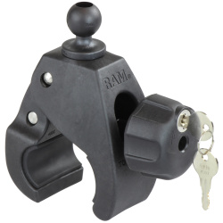 RAM Large Locking Tough-Claw™ with 1" Diameter Rubber Ball