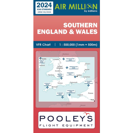 Südengland und Wales Air Million ZOOM Karte VFR