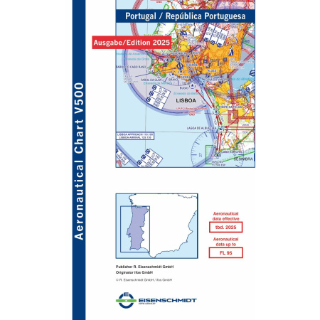 Portugal Visual 500 Karte VFR
