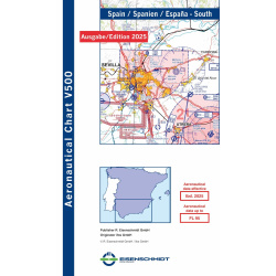 Spain South Visual 500 Chart VFR