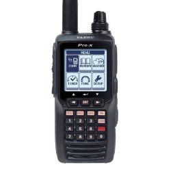 Yaesu FTA-550L VHF Flugfunkgerät schwarz mit Frequenzen