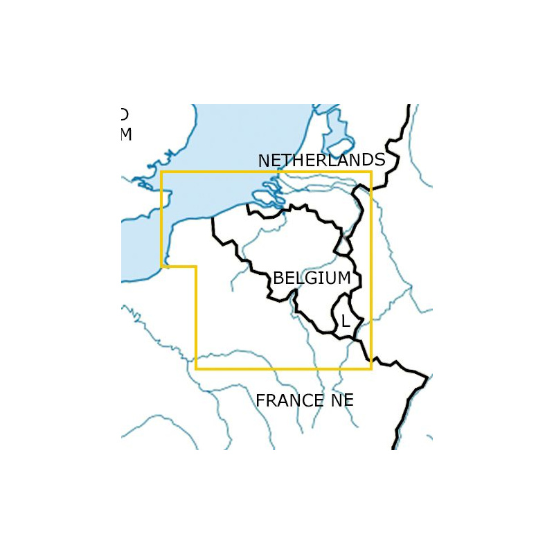 Belgium and Luxemburg VFR Chart Rogers Data, 28.65 CHF