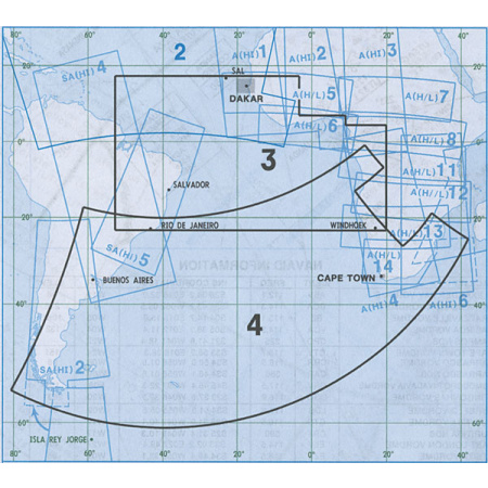 Jeppesen Atlantic Orientation Chart AT(H/L) 3/4