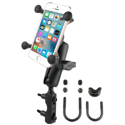 RAM Brake/Clutch Reservoir Mount with Universal X-Grip Cell/iPhone Cradle