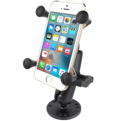 RAM Flat Surface Mount with Universal X-Grip Cell/iPhone Cradle