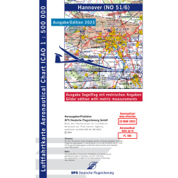 Segelflugkarte Hannover