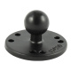 RAM 2.5" Round Base with the AMPs Hole Pattern & 1" Ball