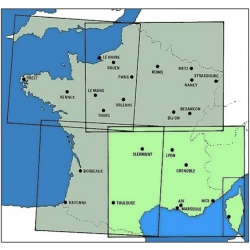 France South-East ICAO Chart - Paper, folded