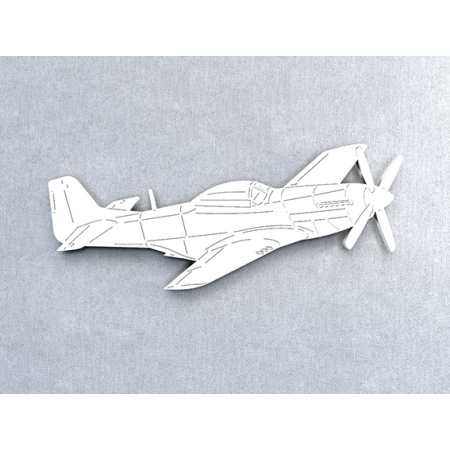 North American P-51 Mustang weiss