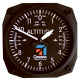 Wall clock altimeter cessna 15cm 