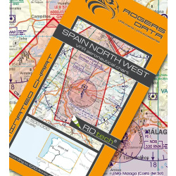 Spain North West Rogers Data VFR aeronautical chart