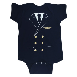 Baby Strampler Pilot Uniform 6 Monate