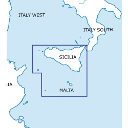 Malta – Sicilia Rogers Data VFR Aeronautical Chart 