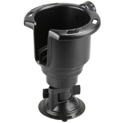 RAM Twist-Lock Suction Cup with Drink Cup Holder 