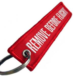 Keychain Remove before Flight