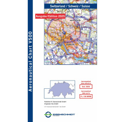 Switzerland Visual 500 Chart VFR