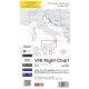 Italy LI-6 - Aerotouring VFR Chart, Paper, laminated, folded