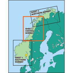 Norwegen Mitte ICAO Karte VFR