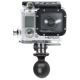 RAM 1" Diameter Ball with Custom GoPro® Hero Adapter