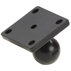 RAM 2" x 1.7" Base with 1" Ball that Contains the Universal AMPs Hole Pattern for the Garmin zumo, TomTom Rider & Urban Rider