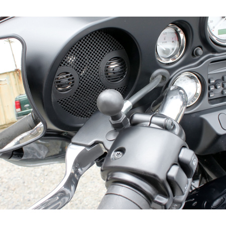 RAM Mirror Post Base for Harley-Davidson Motorcycles