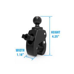 RAM Mount Tough-Claw Halteklammer (klein) mit B-Kugel (1 Zoll)