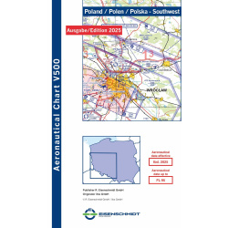 Poland Southwest Visual 500 Chart VFR