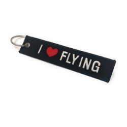 Keychain I Love Flying