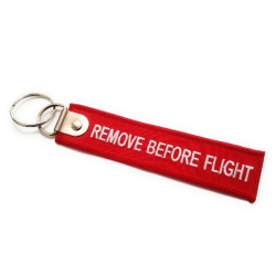 Porte-clé Remove before flight