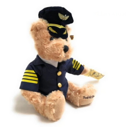 Airline Pilot Stuffed Bear