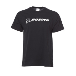 Boeing Logo Signature T-Shirt Schwarz M