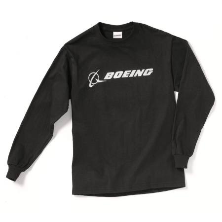 Boeing Logo Signature Long-Sleeve T-Shirt