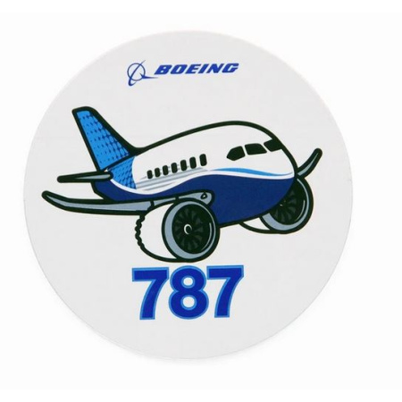 Boeing 787 Pudgy Sticker