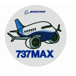 Boeing 737 MAX Pudgy Sticker